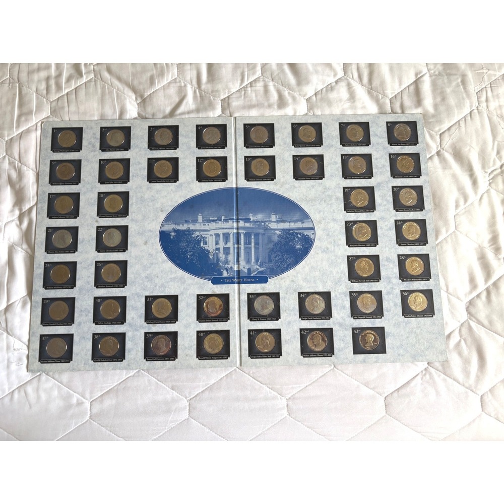 USA Presidential Five Dollar Coin Series‎ Limited Edition 43 Presidents Display